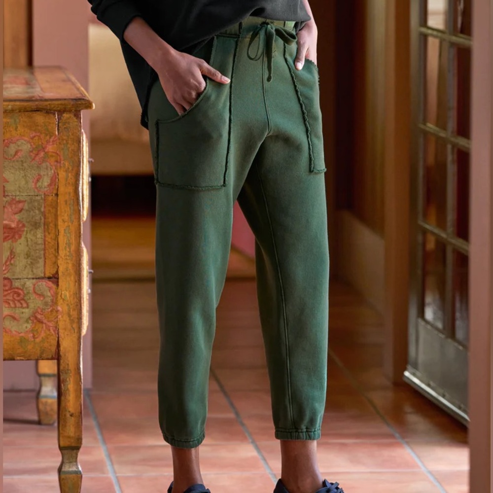 Frank & Eileen Eamon Triple Fleece Jogger Sweatpant in Evergreen